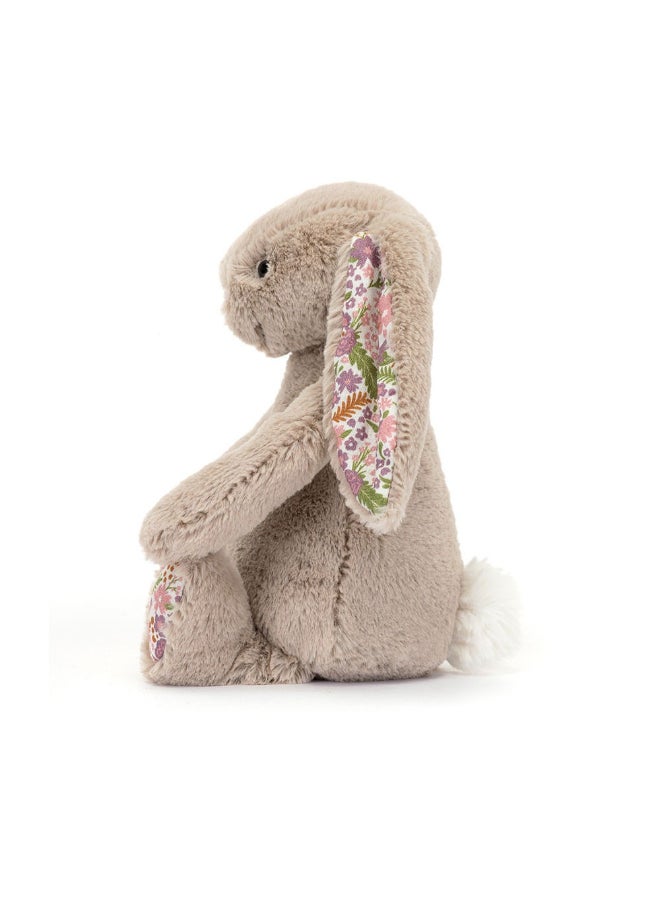 Jellycat بunny 'Petal' بلون البيج - لعبة محشوة ناعمة بأرجل Cordy، هدية عيد الحب لطيفة للأطفال والبالغين، مجموعة Jellycat، 23 سم - Image 4